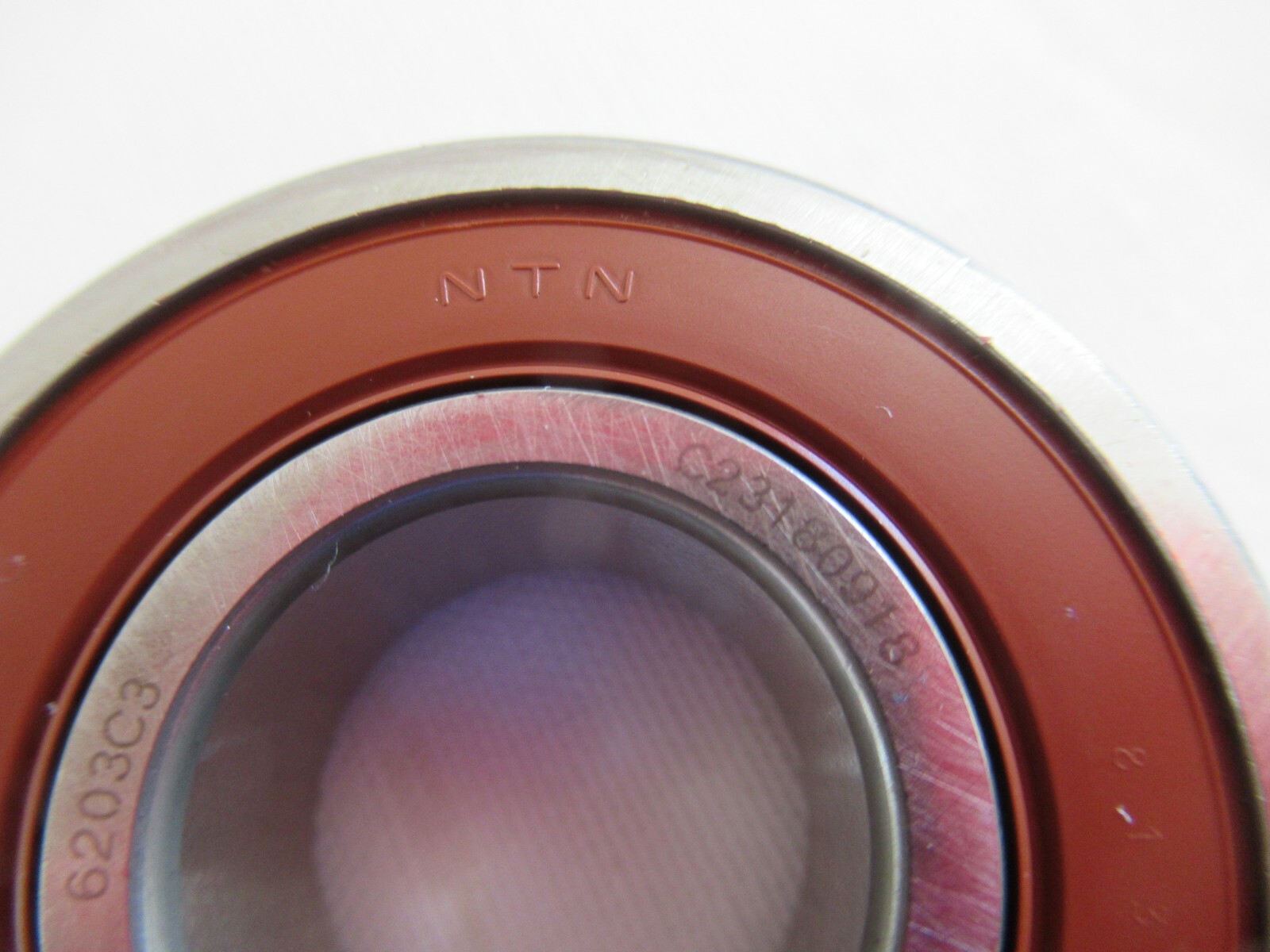 NTN 6203LLU Deep Groove Single Row Radial Ball Bearing, C3, Double Sealed