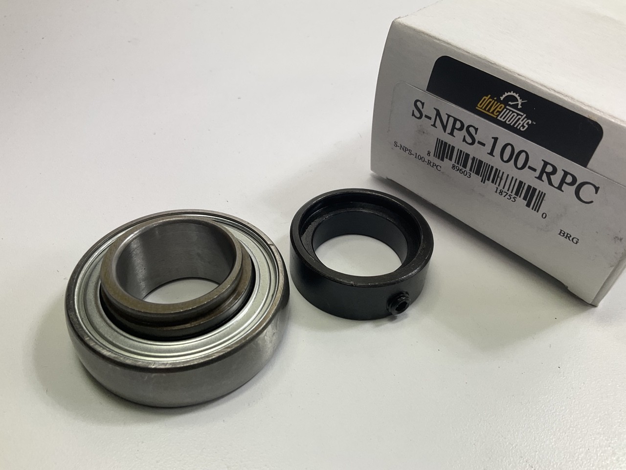 Drive Works NPS-100-RPC SA205-16 Insert Bearing 1″ Bore W/collar Spherical OD