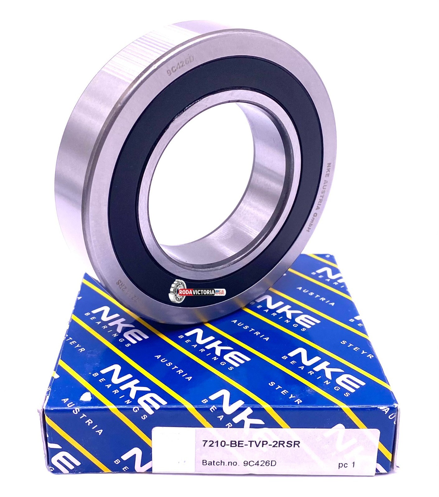 NKE 7210 BE TVP 2RSR Angular Contact Ball Bearing 50x90x20 mm