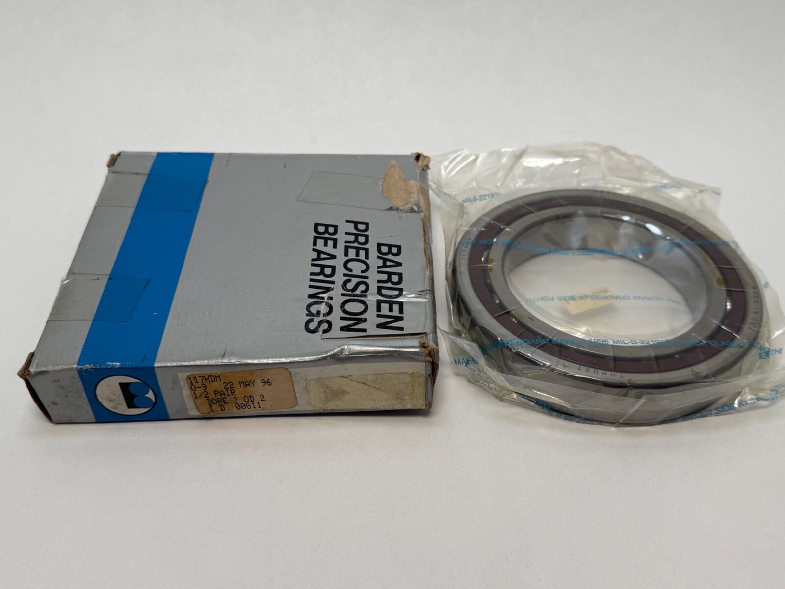 Barden 117HDM Angular Contact Bearing 7017C 117-HDM 85x130x22 mm