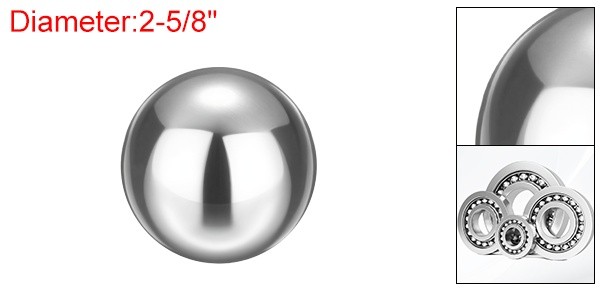 Precision Balls 2-5/8″ Dia G100 Solid Chrome Steel Bearing Balls