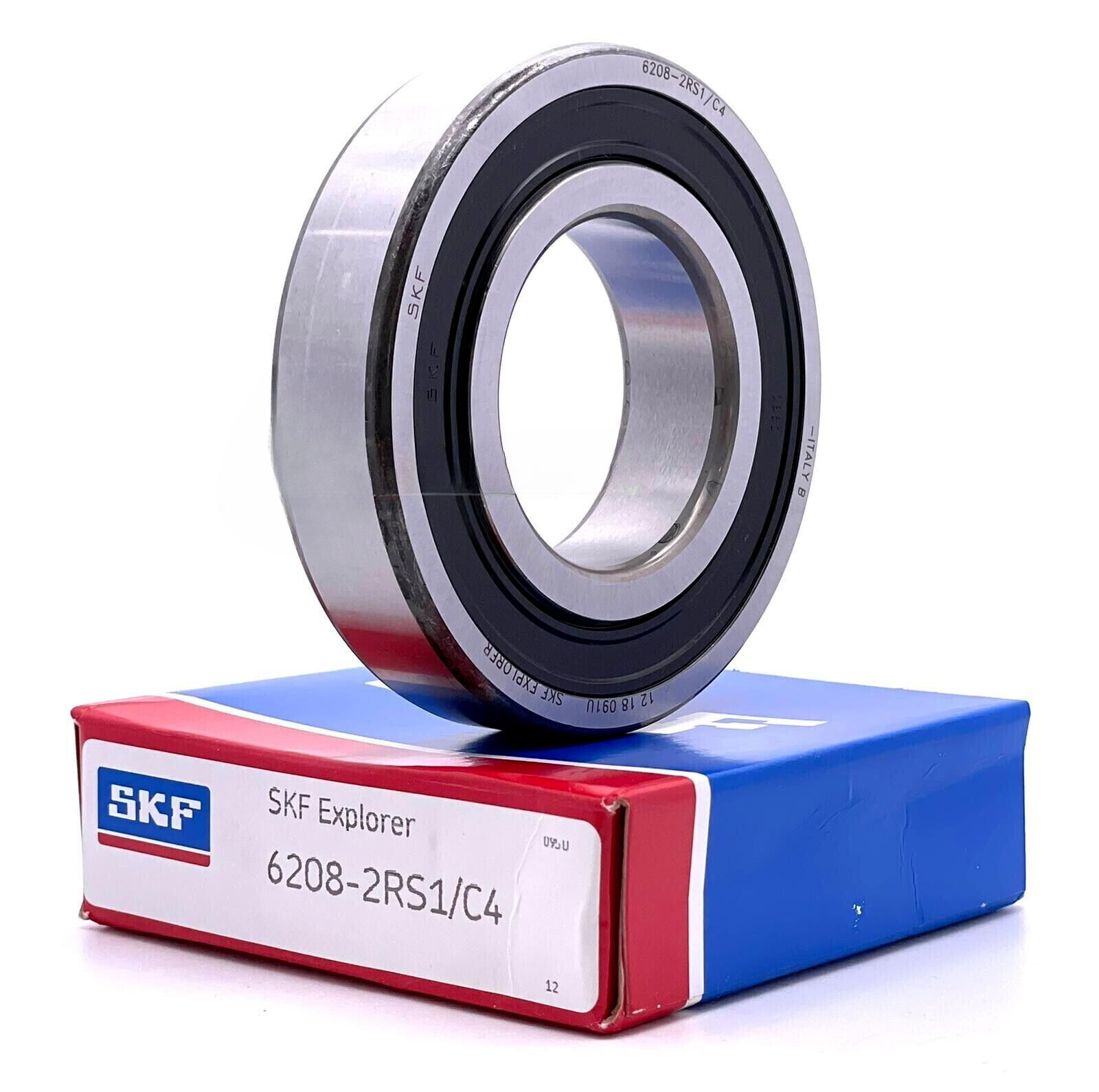 NEW SKF 6208 2RS1 C4 DEEP GROOVE BALL BEARING, RUBBER SEALED 40x80x18 mm