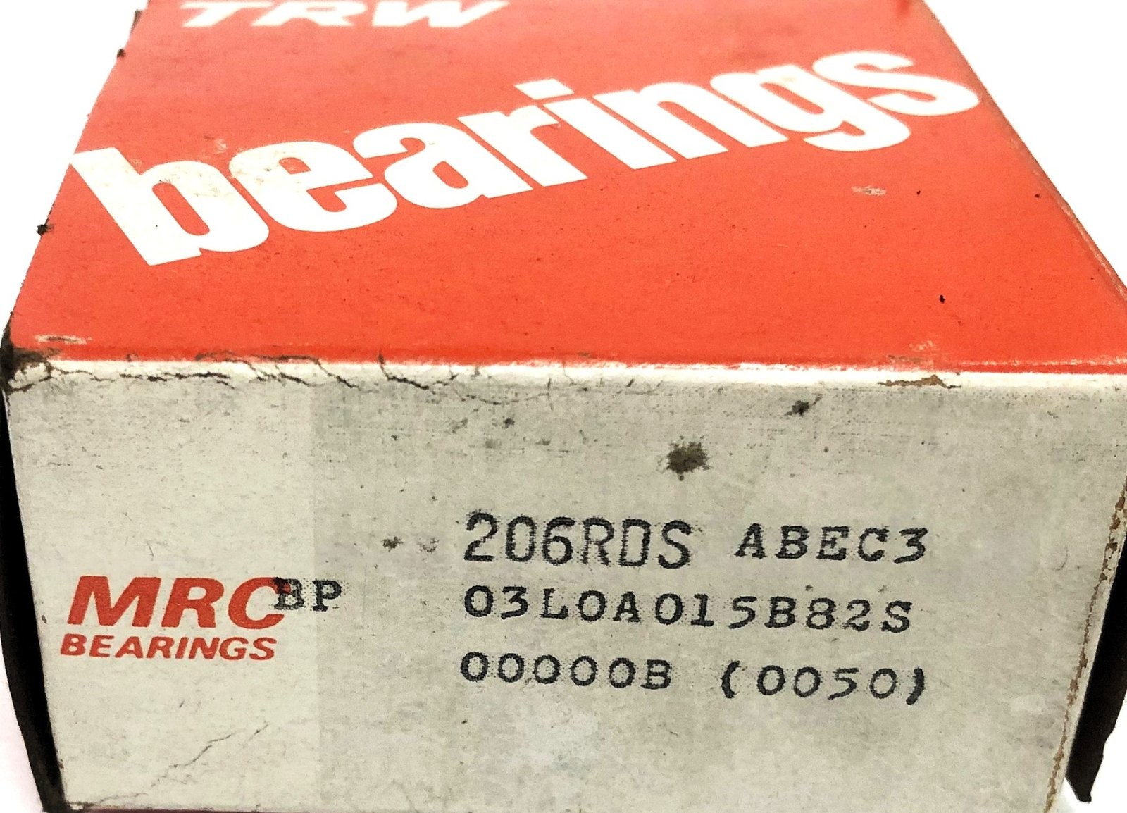 MRC TRW ABEC3 Angular Contact Ball Bearing Duplex 206RDS NOS