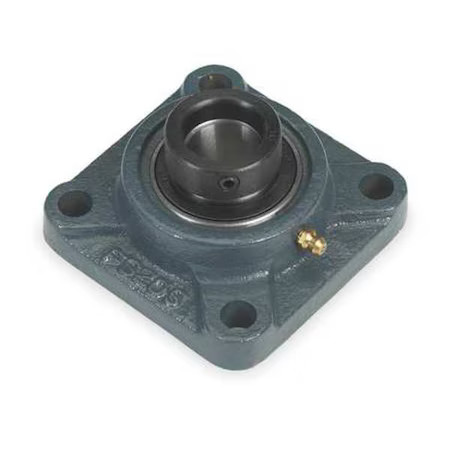 Dayton 3Fcz1 4 Mount Holes, Square, 4 Bolt Flange Bearing, Radial Ball, 1-3/16
