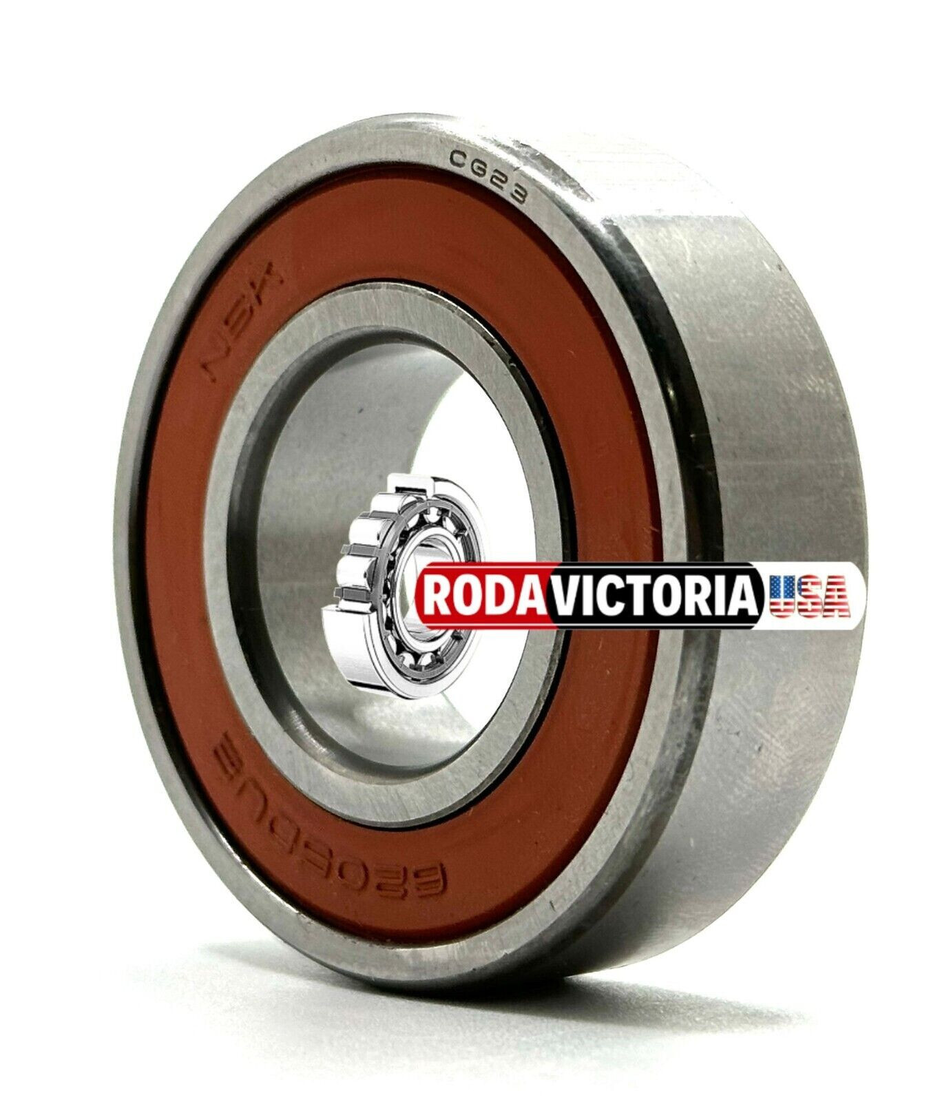 NSK 6205 DDU DEEP GROOVE BALL BEARING, RUBBER SEALED 25x52x15mm 6205 2RS