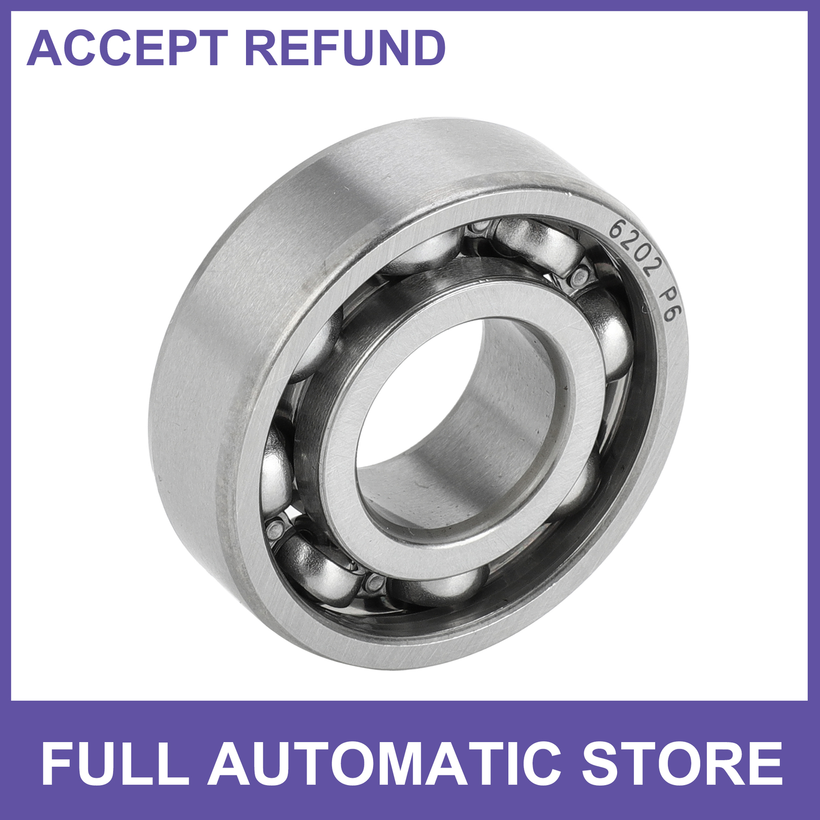 Single 6202 Deep Groove Ball Bearings Scooter Skateboard Wheel Universal