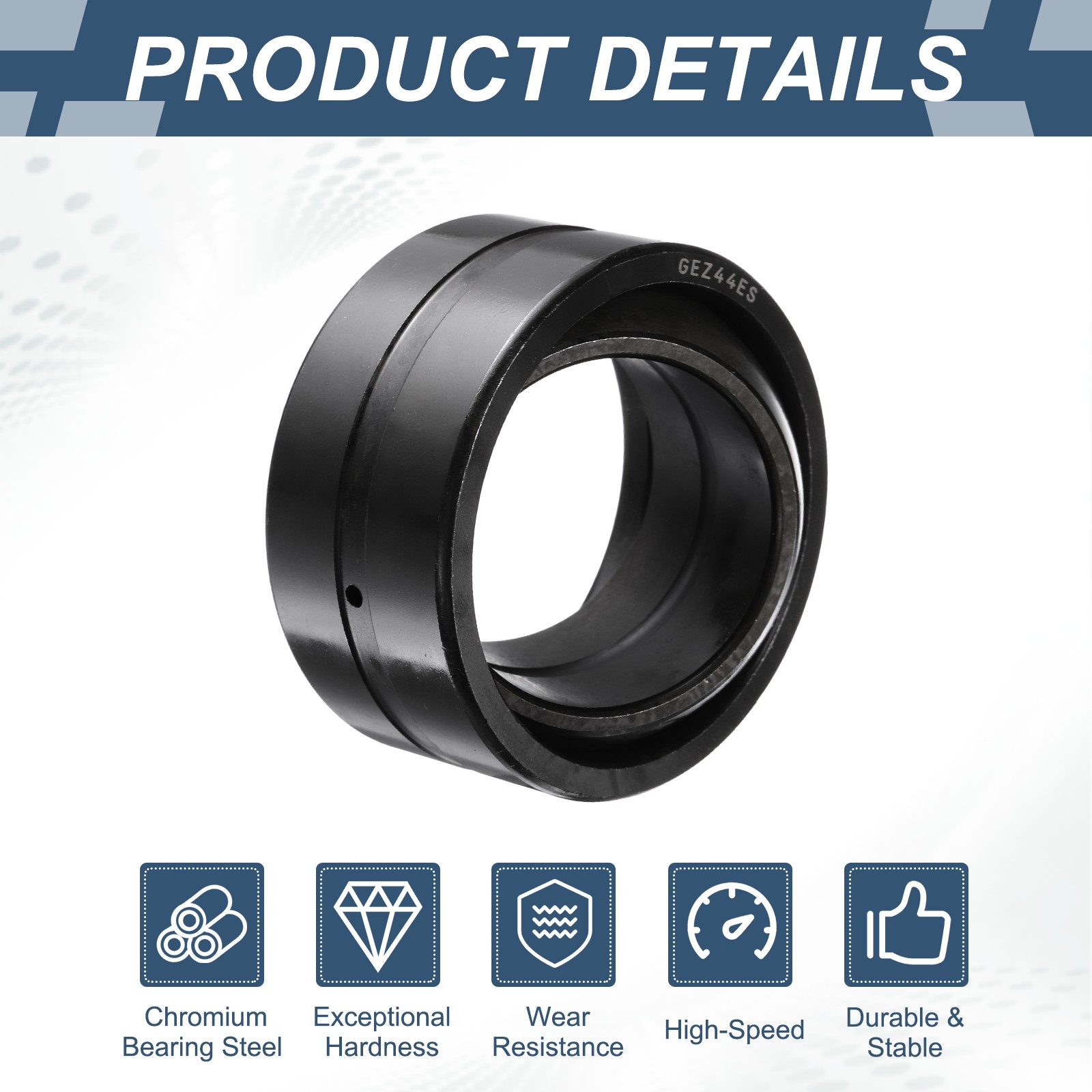 GEZ44ES-2RS Spherical Plain Bearing 1-3/4″ x 2-13/16″ x 1-33/64″ Bearing