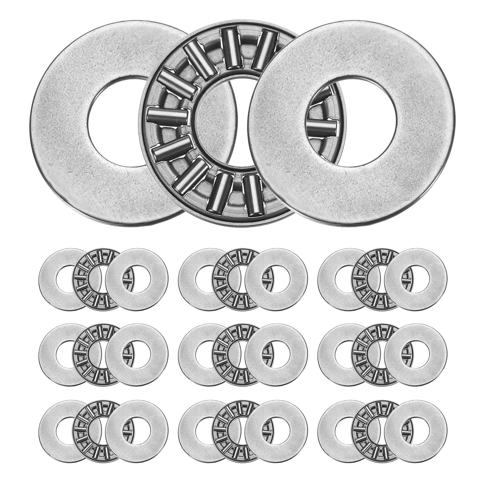 10 Sets AXK1024 Thrust Needle Roller Bearings 10x24x4mm, P5 (ABEC 5)