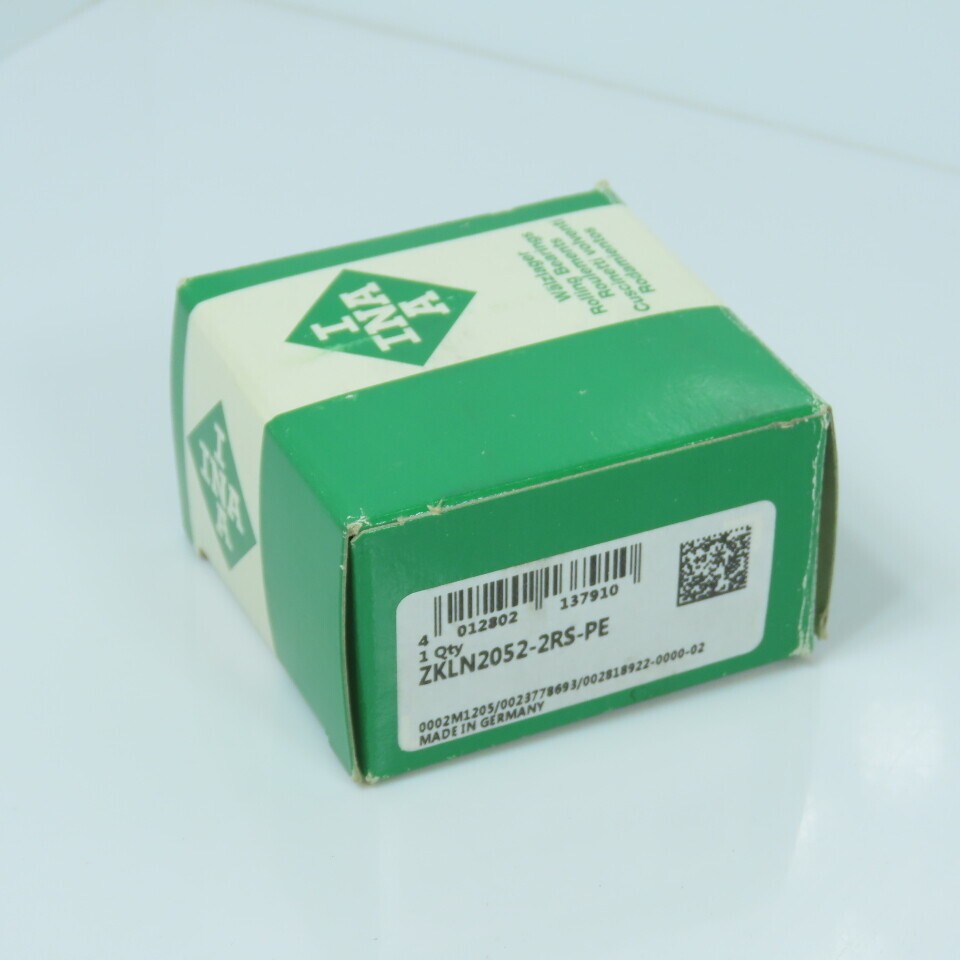 INA ZKLN2052-2RS-PE Angular Contact Ball Bearing 20mm Bore 52mm OD NEW