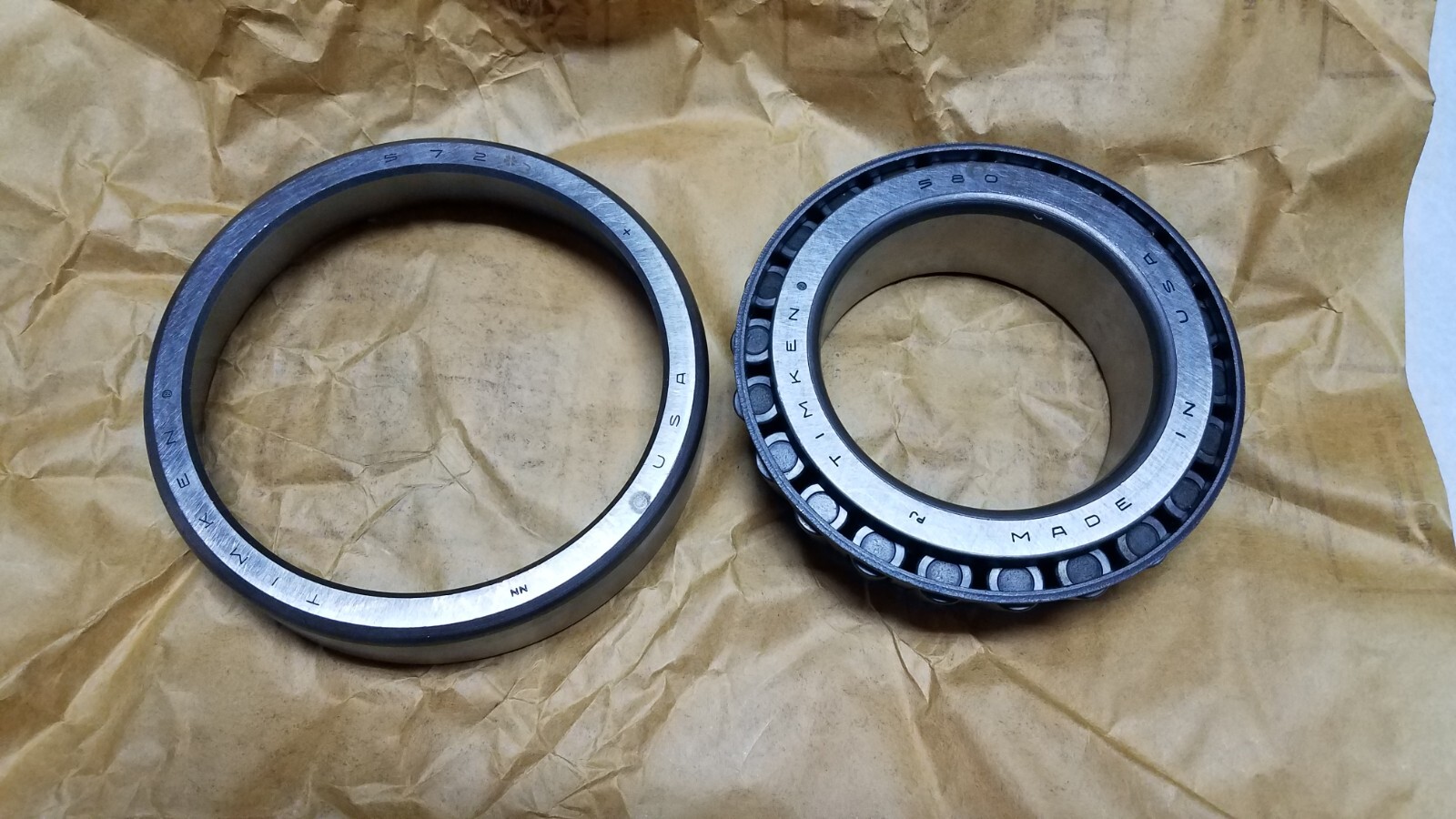 TIMKEN 580/572-3 PRECISION TAPERED ROLLER BEARING SET 3-1/4″ BORE 5.515″ OD NNB