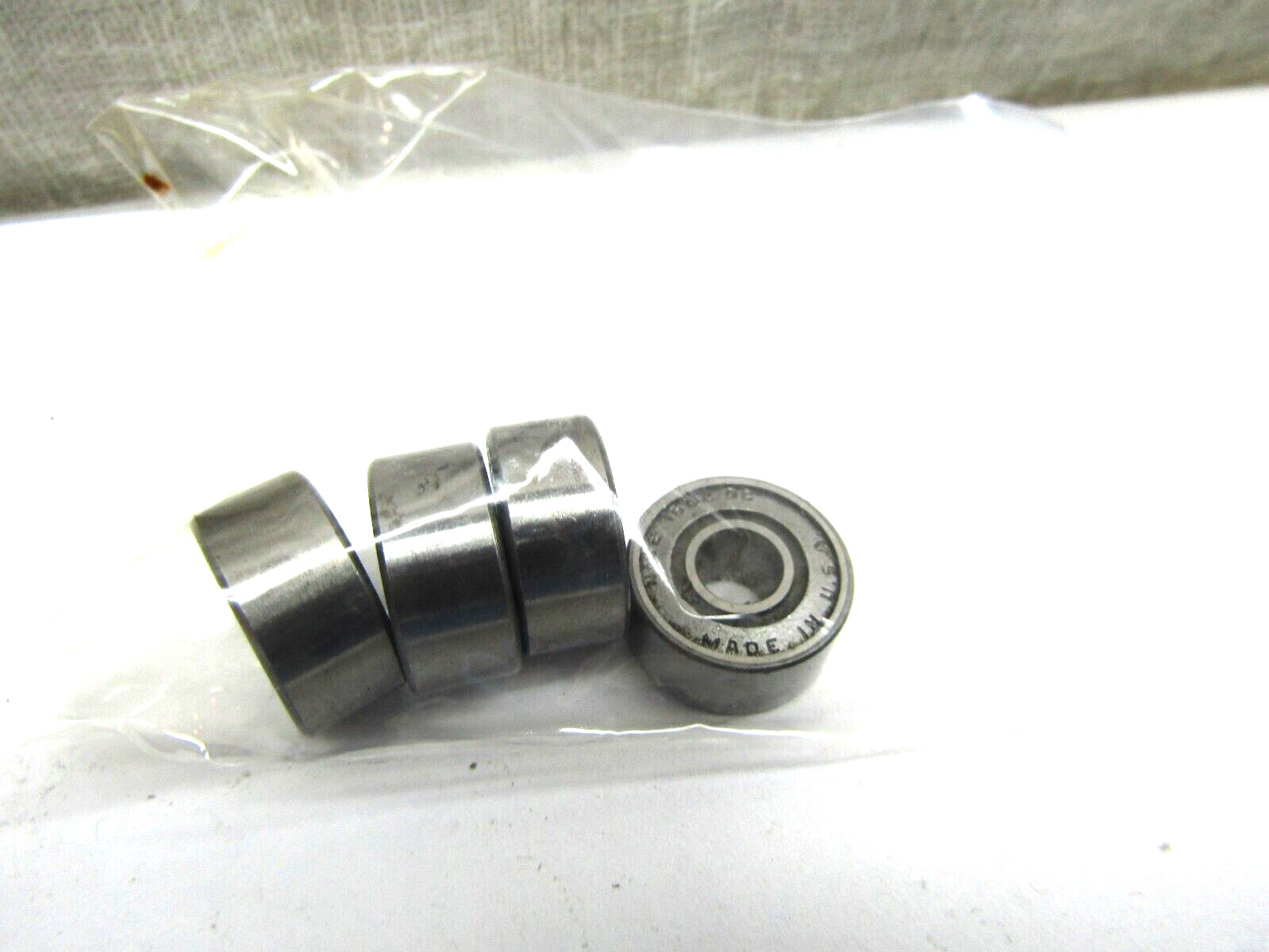 (Lot of 4) Nice 1602 DC 1/4″ X 11/16″ X 1/4″ Shielded Bearing