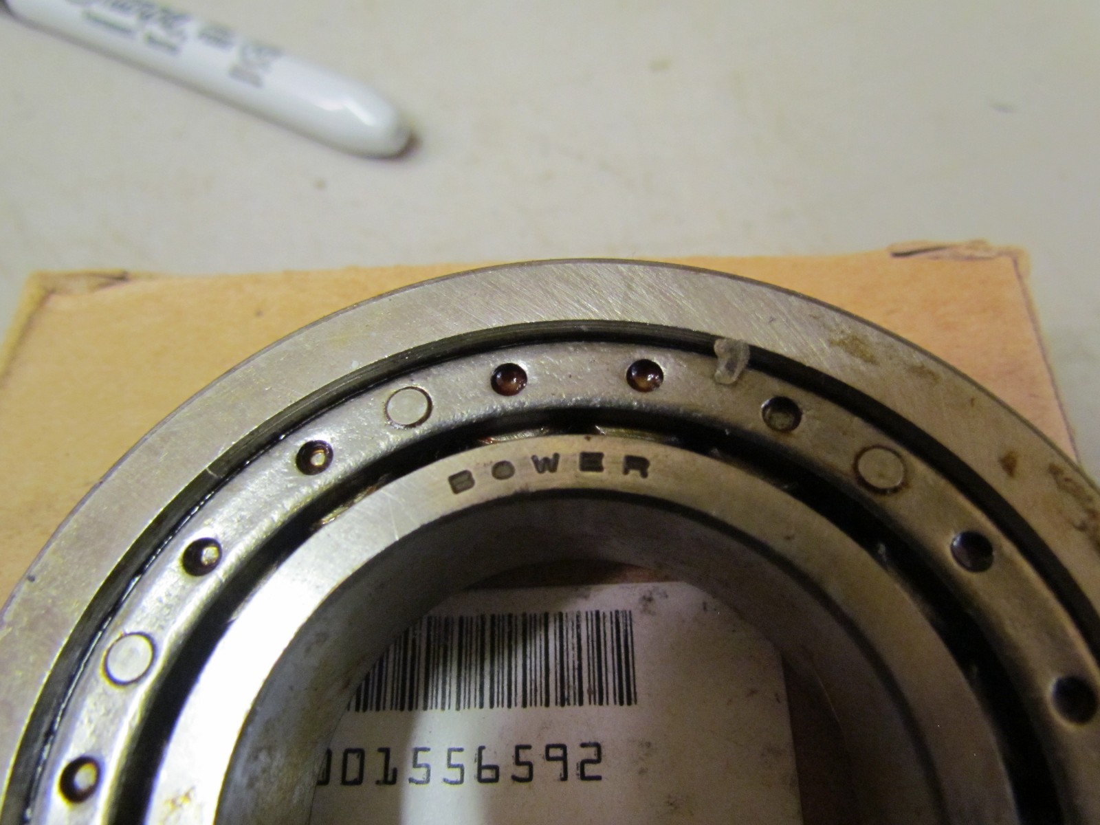 New Old Stock Military Spec Bower MR1208EL Cylindrical Roller Bearing