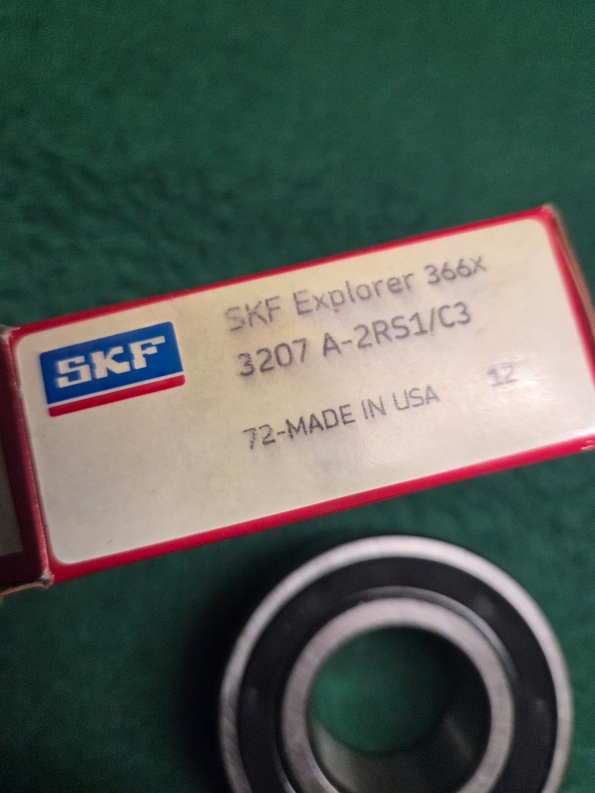 SKF 3207 A-2RS1/C3 Bearing New Open Box
