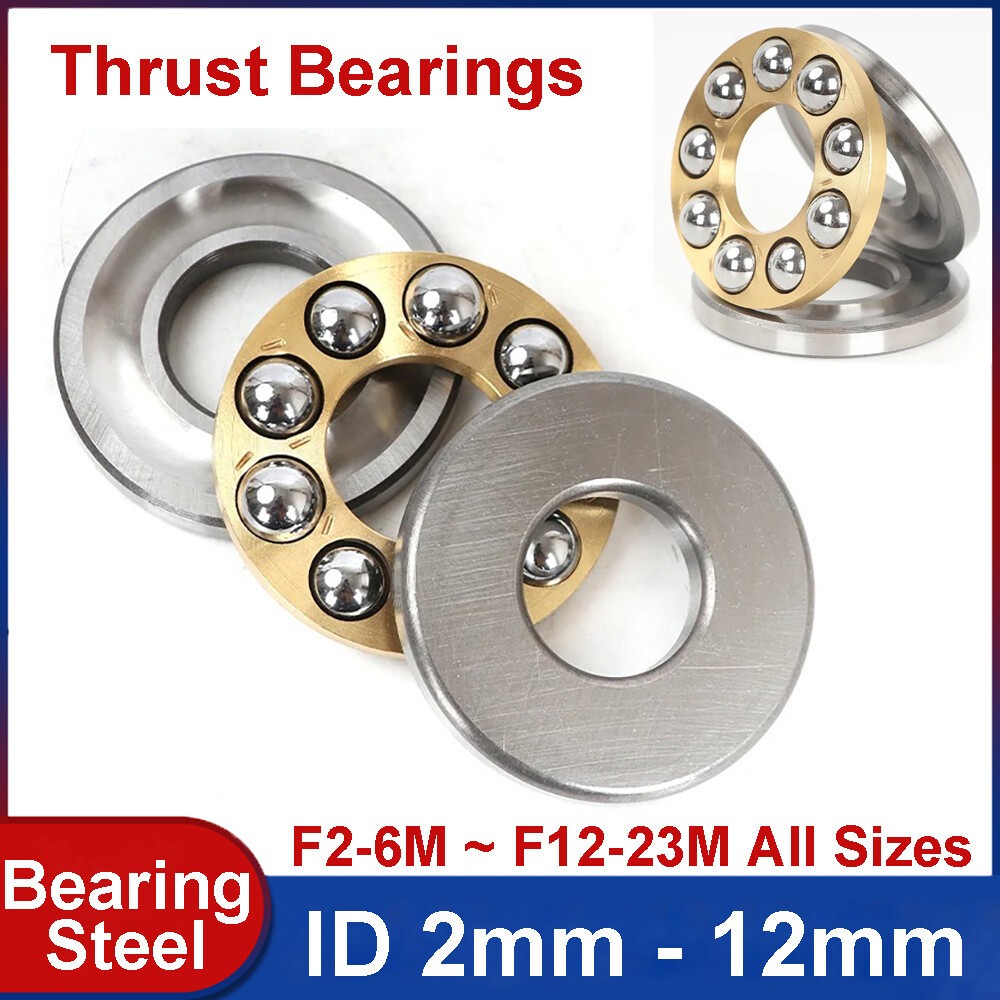 Miniature Thrust Ball Bearings 2mm 3mm 4mm 5mm 6mm 7mm 8mm 9mm 10mm 12mm ID
