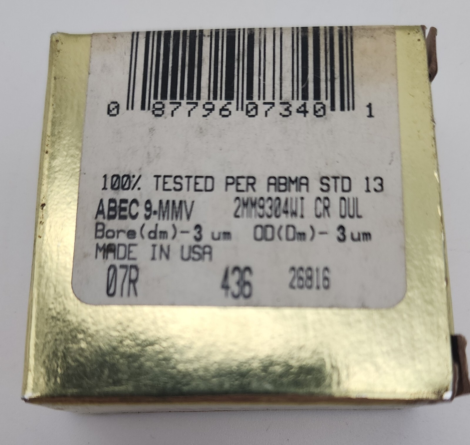 FAFNIR 2MM9304WI DUL Super Precision Duplex Ball Bearing Set 2pc *NDA AVAILABLE*