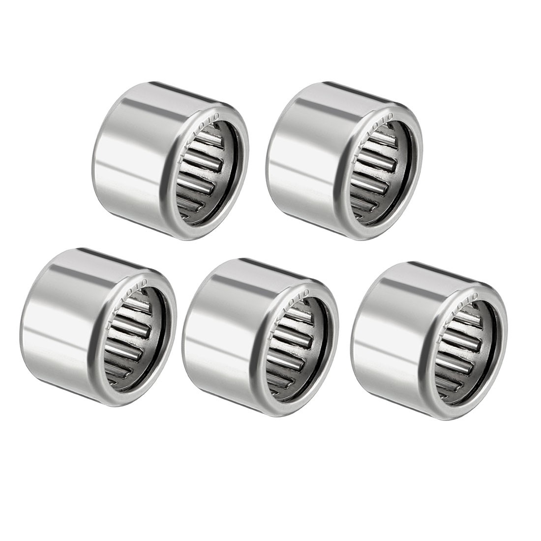 5pcs HK1010 Drawn Cup Needle Roller Bearings 10mm Bore Dia 14mm OD 10mm Width