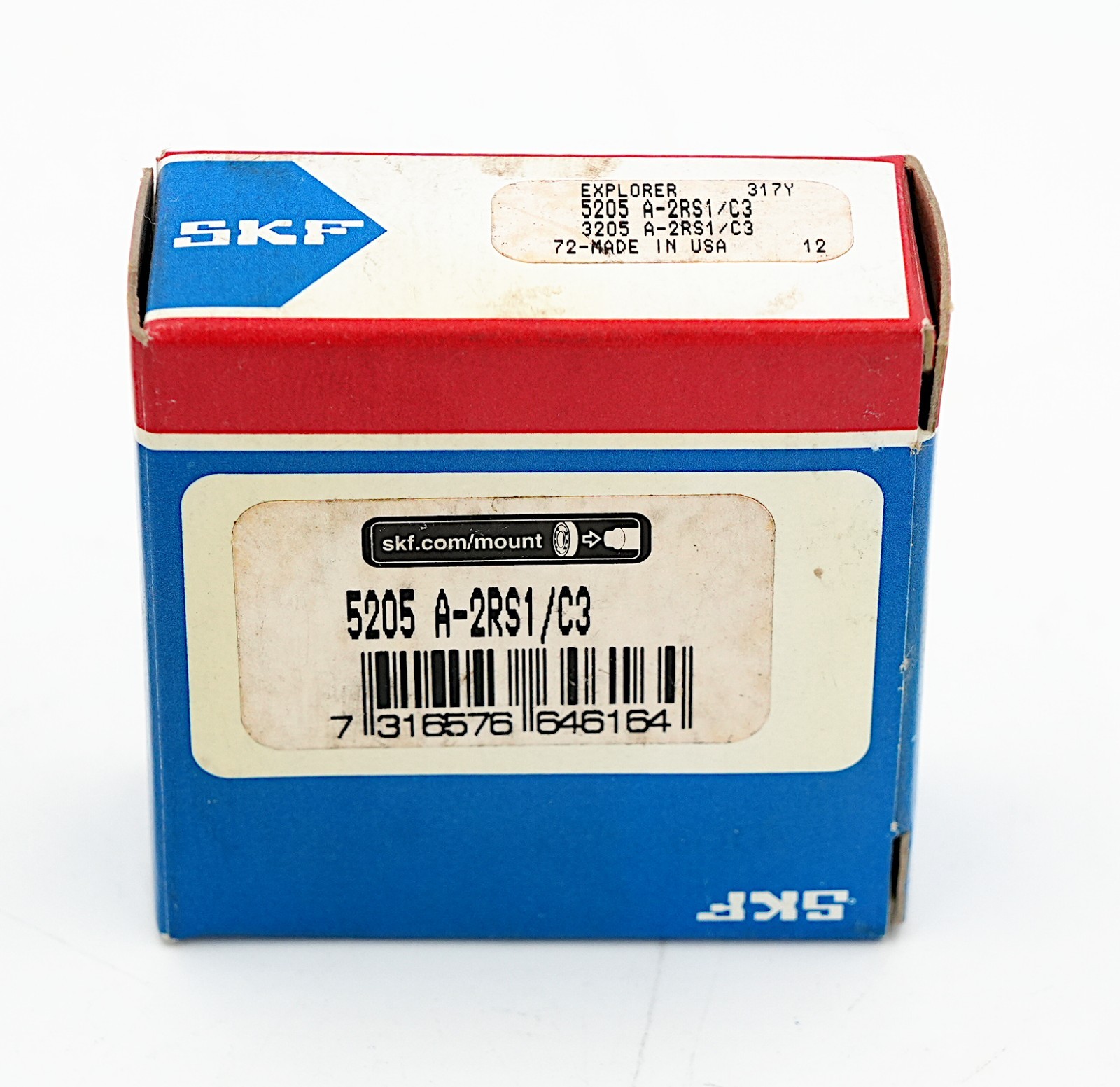 SKF 5205 A-2Z Double Shielded Ball Bearing 25mm x 52mm x 20.6mm – Fast Ship!