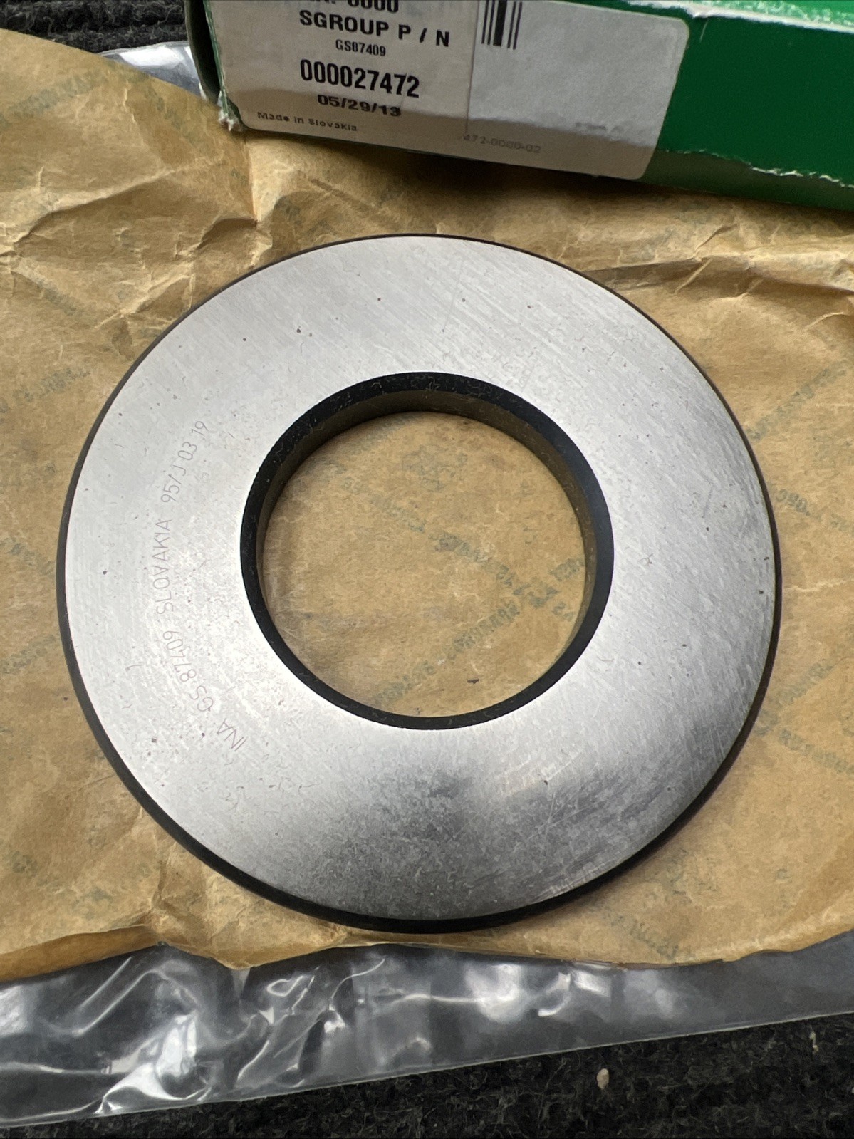 GS87409 INA 45 x 100 x 9 mm WASHER FOR CYL. ROLL. THRUST