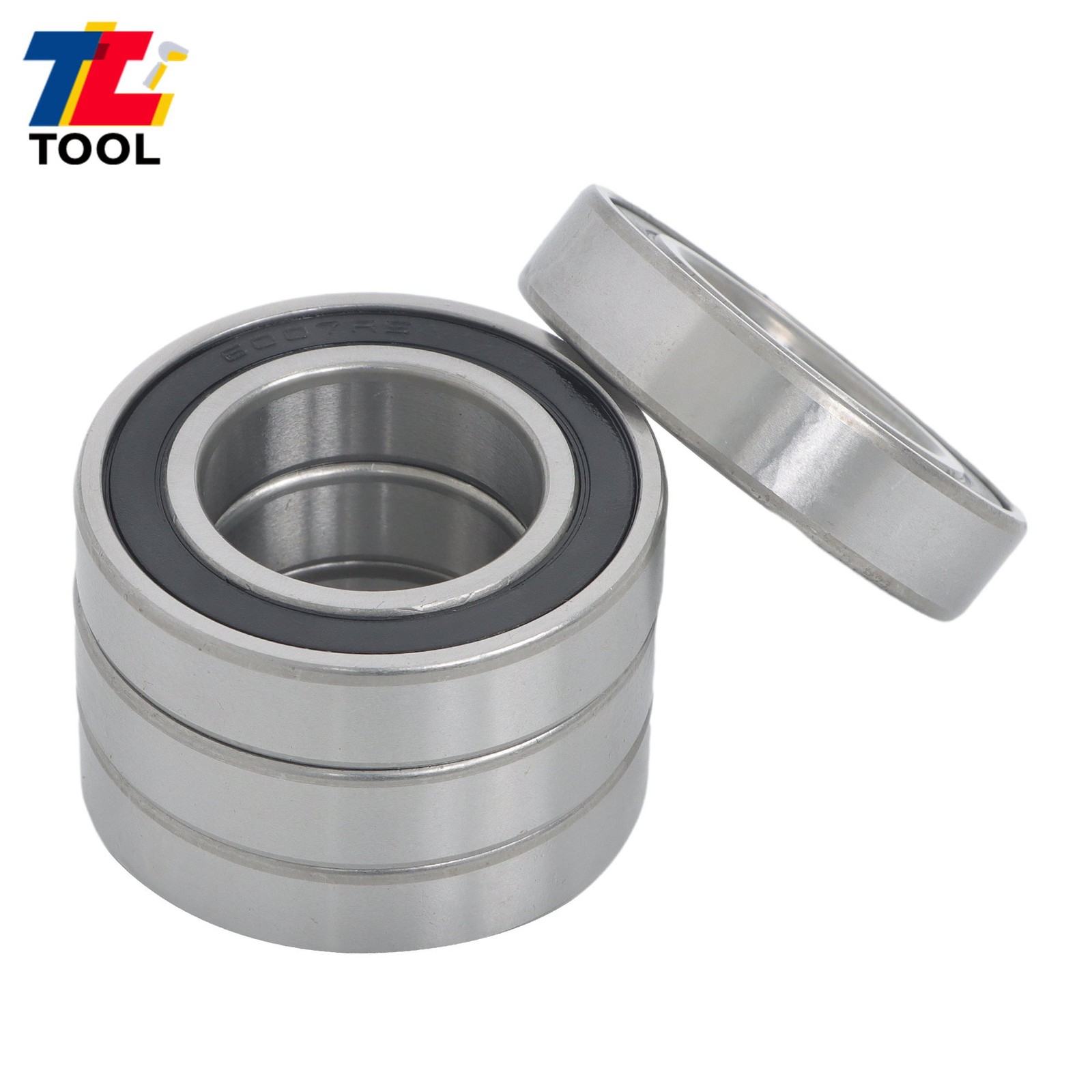 Industrial 6007-2RS Bearings 10pcs 35x62x14mm Double Sealed