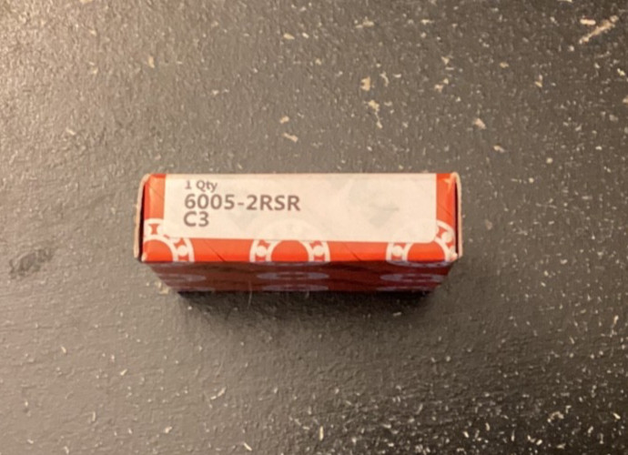 FAG 6005-2RS C3 25mm X 47mm X 12mm Sealed Bearing
