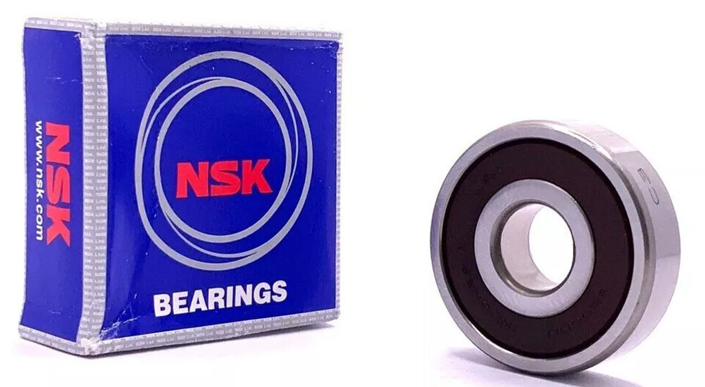 NEW NSK 6203 2RS C3 2 PACK Deep Groove Ball Bearing 17x40x12 Mm Free Shipping