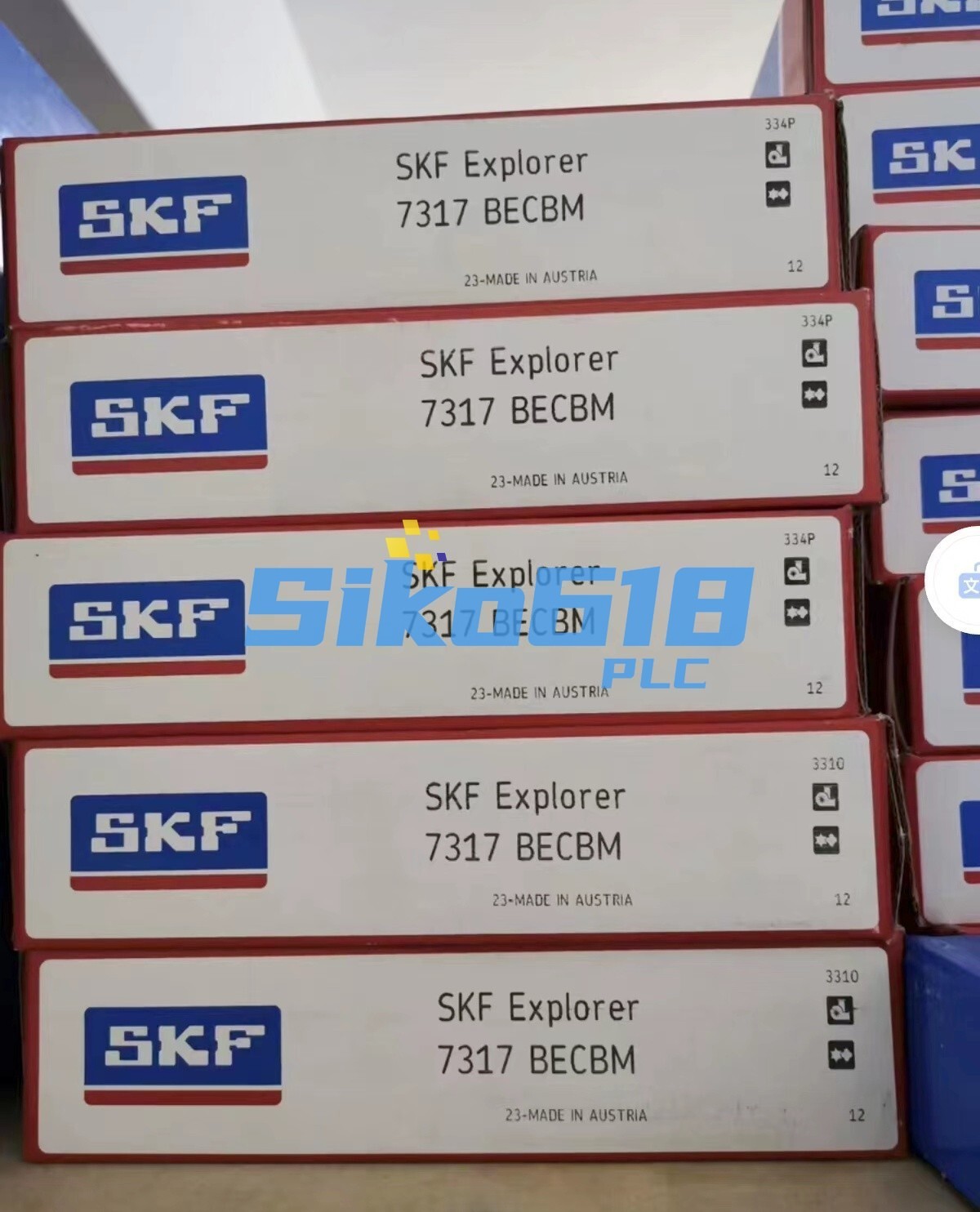 1PC NEW SKF 7317 BECBM single row angular contact ball bearing #SO