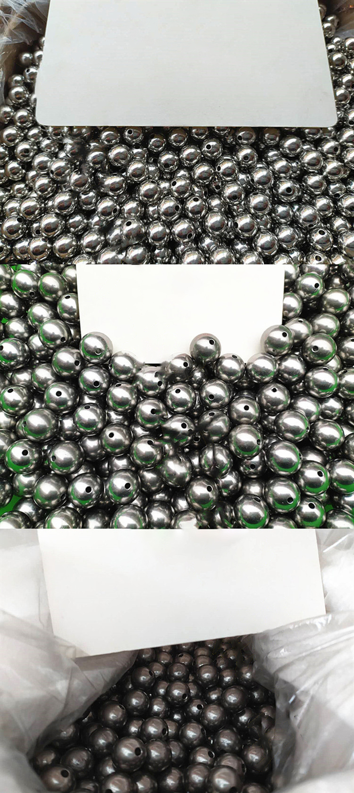 Through Hole Stainless Steel Balls Perforated Round Balls Solid Ball OD 2-12.7mm