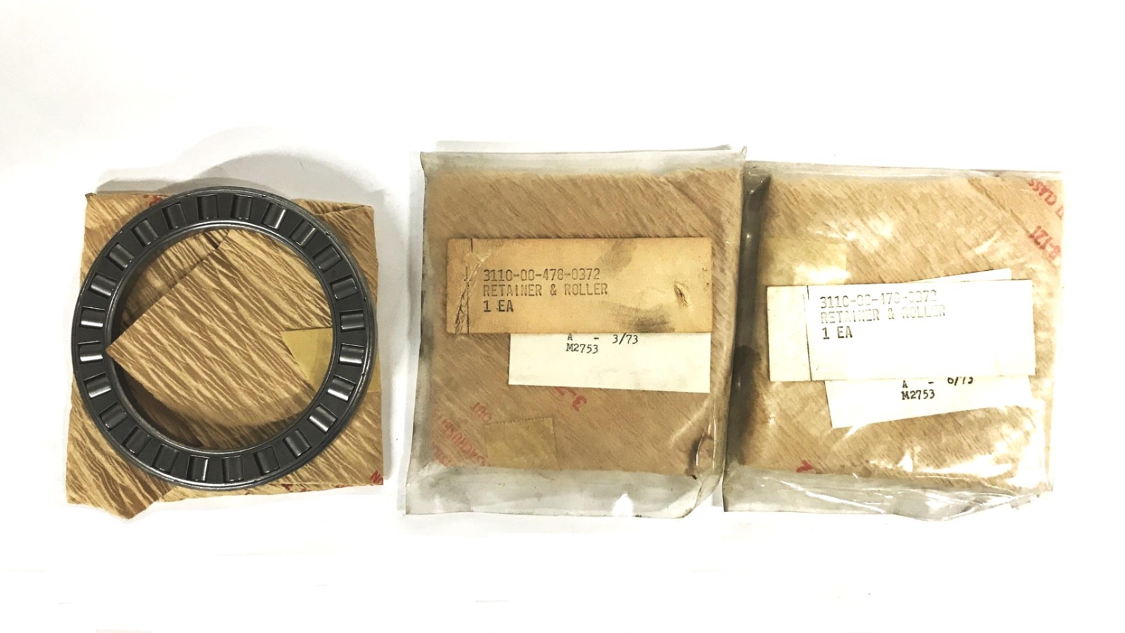 Unbranded Retainer and Roller Bearing 3110-478-0372 (A2753) [Lot of 3] NOS