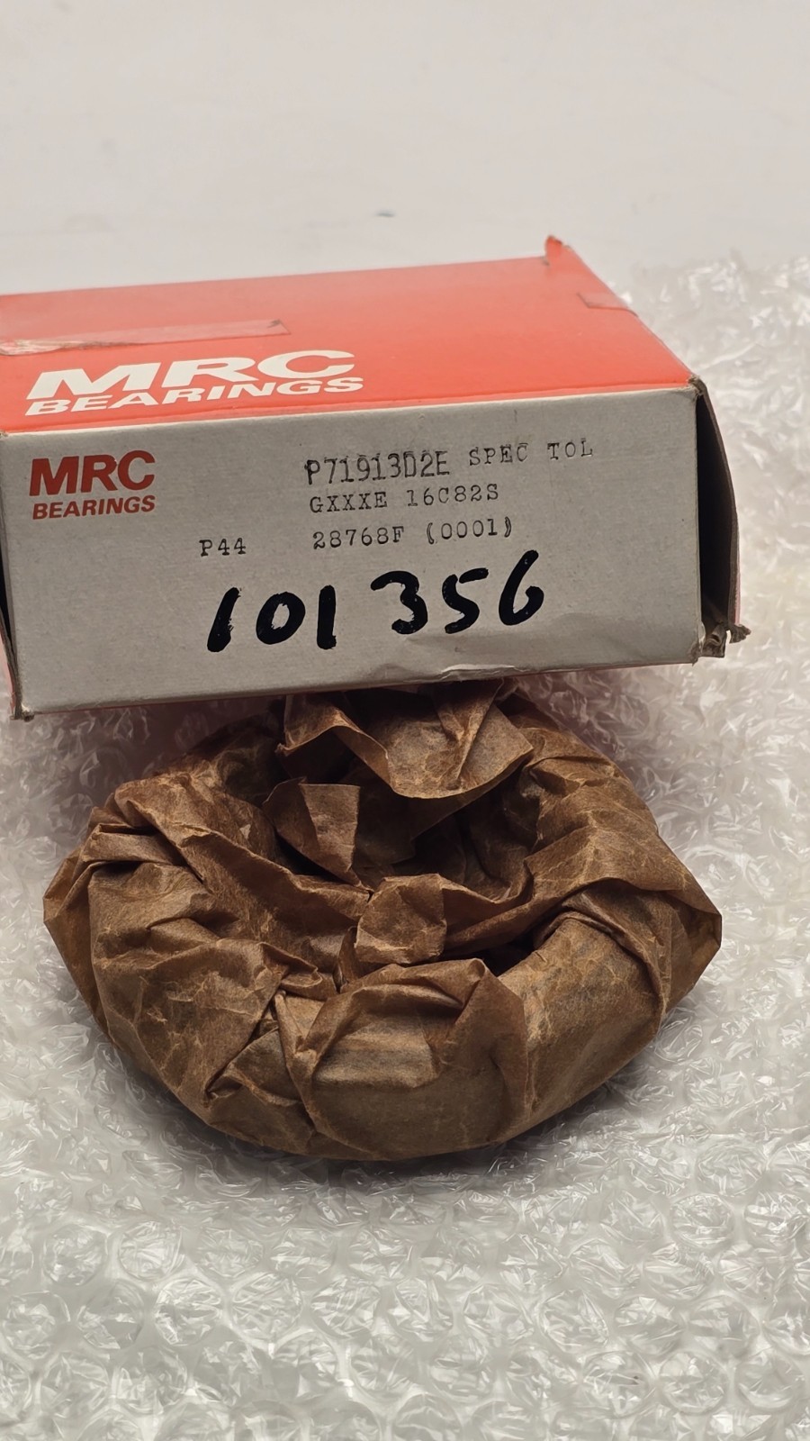 Matched Pair MRC 71913D2E Angular Contact Bearings 65x90x8mm Duplex Set USA