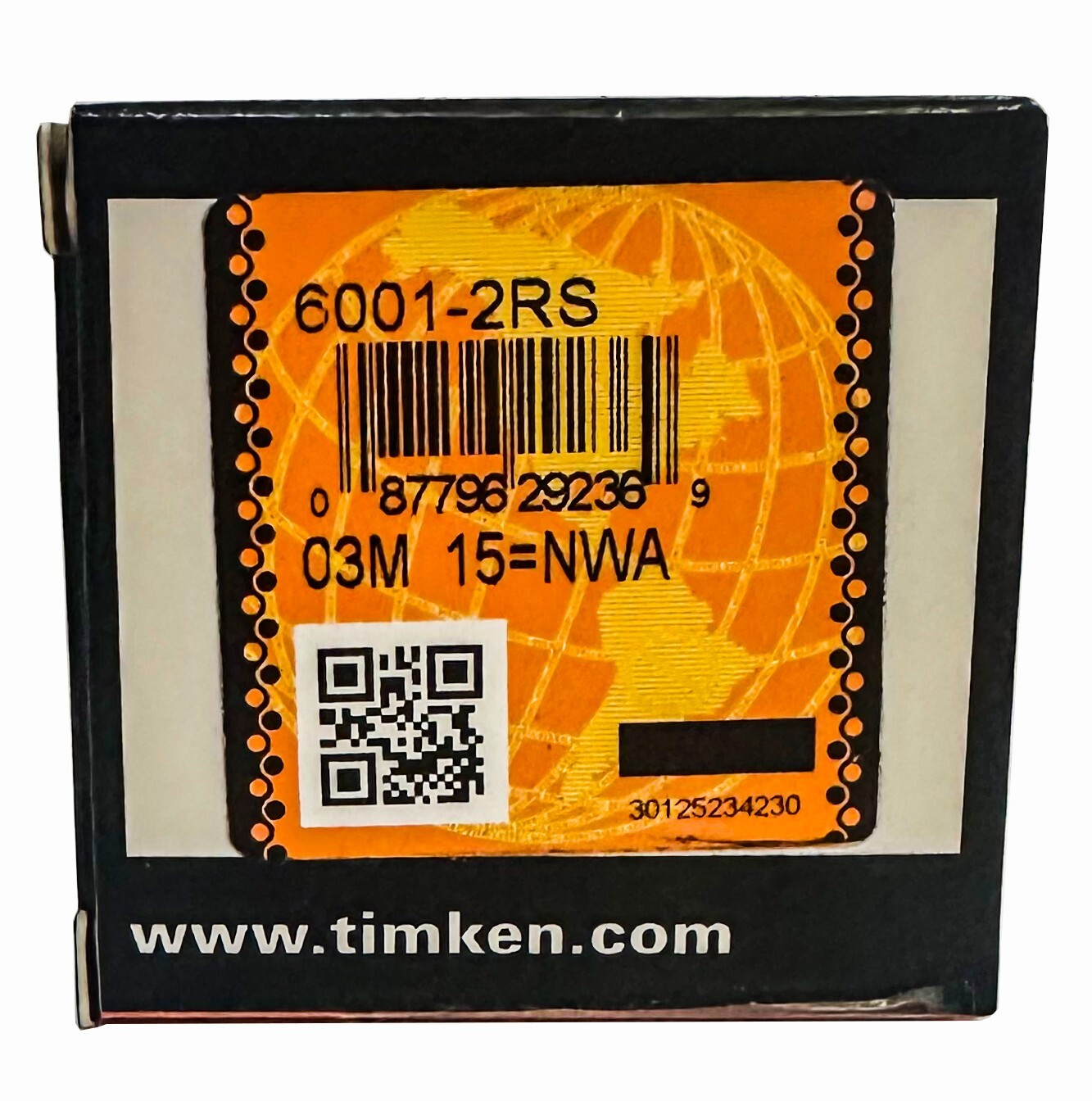 2PACK USA TIMKEN 6001-2RS 12X28X8MM Double Rubber Seal Ball Bearings 6001RS