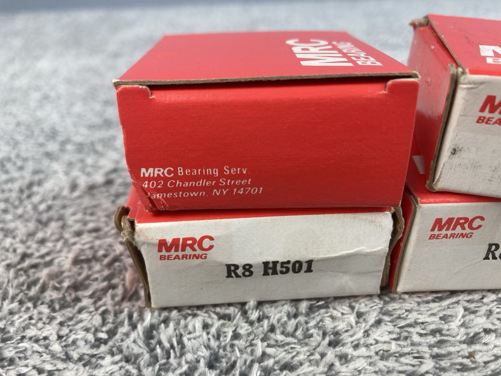 MRC Ball Bearings R8 H501 Radial Deep Groove -Lot 4