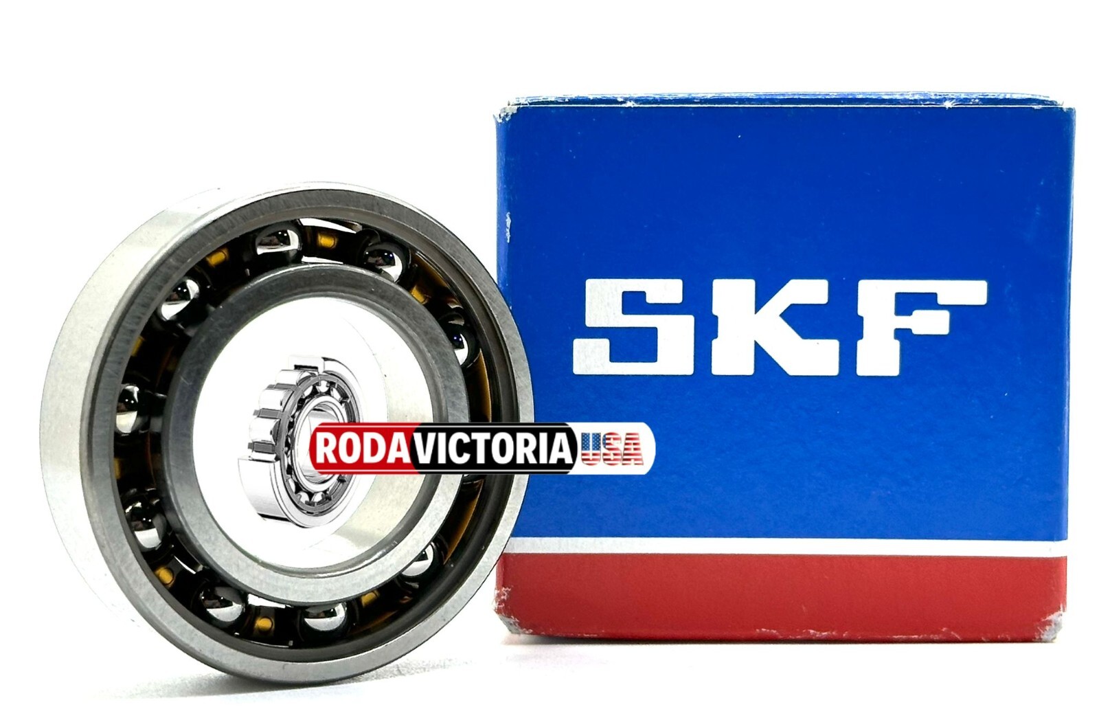 SKF 6005 TN9/C3 BALL BEARING, OPEN TYPE, NO SEALS, POLYAMIDE CAGE 25x47x12mm