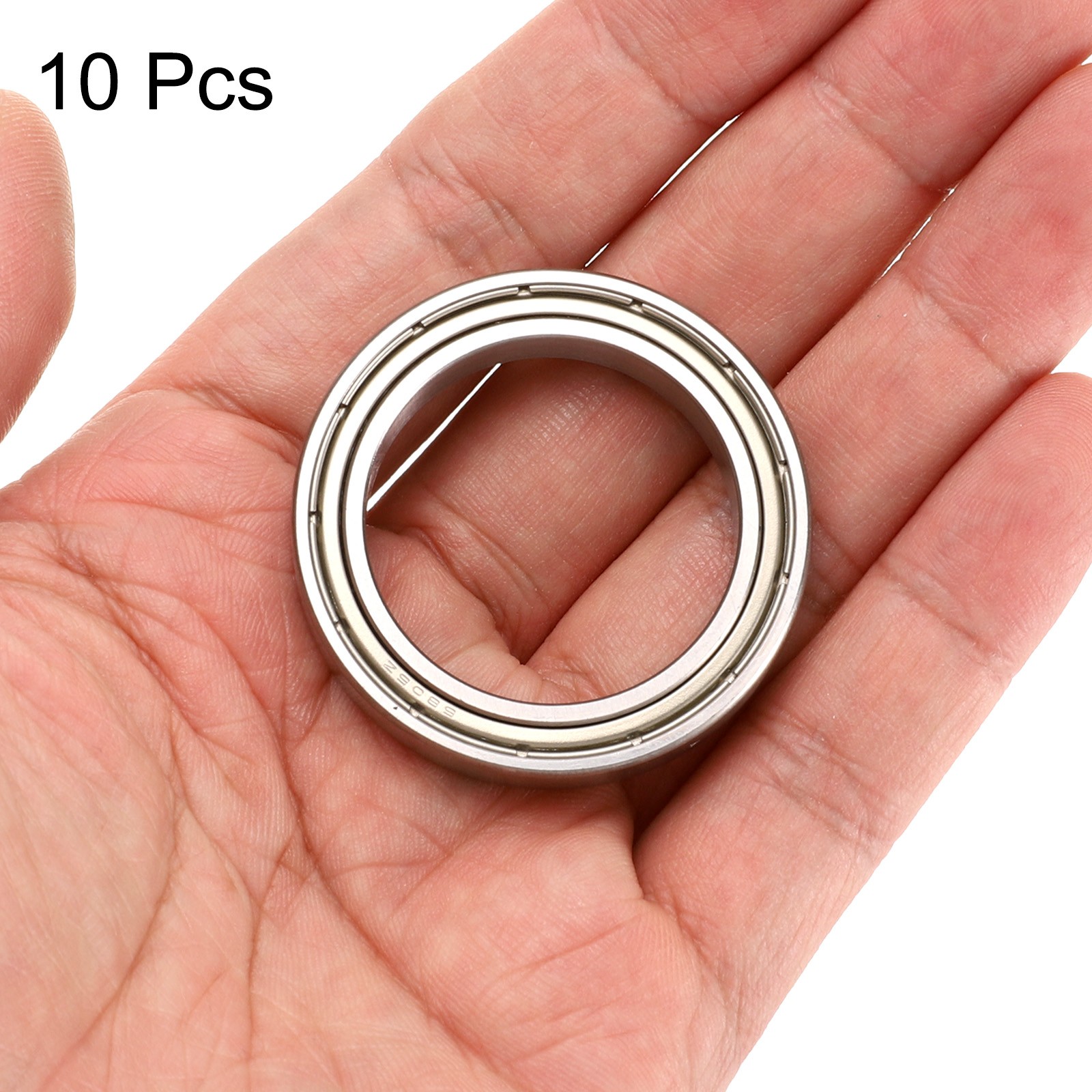 10pcs 6806ZZ Ball Bearing 30x42x7mm, Chrome Steel Shielded, P6 (ABEC 3)