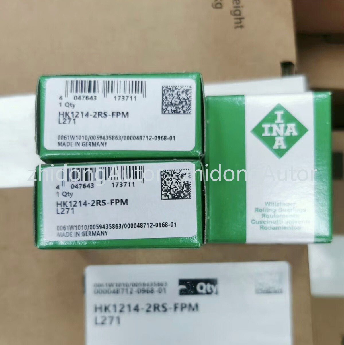 1PC INA HK1214-2RS-FPM-L271 Needle Roller Bearing #ZD