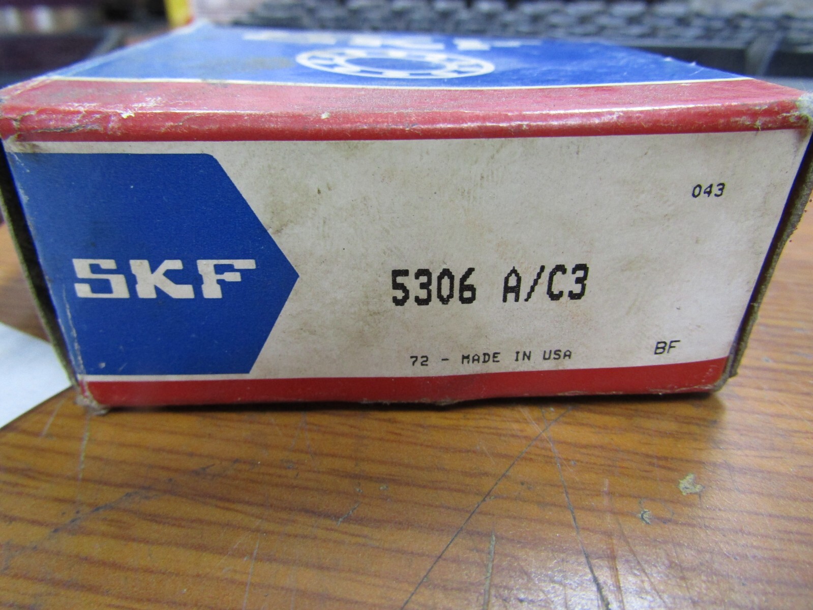💥NEW SKF 5306 A/C3 DOUBLE ROW ANGULAR BALL BEARING 30 mm X 72 mm X 1.1875″ in