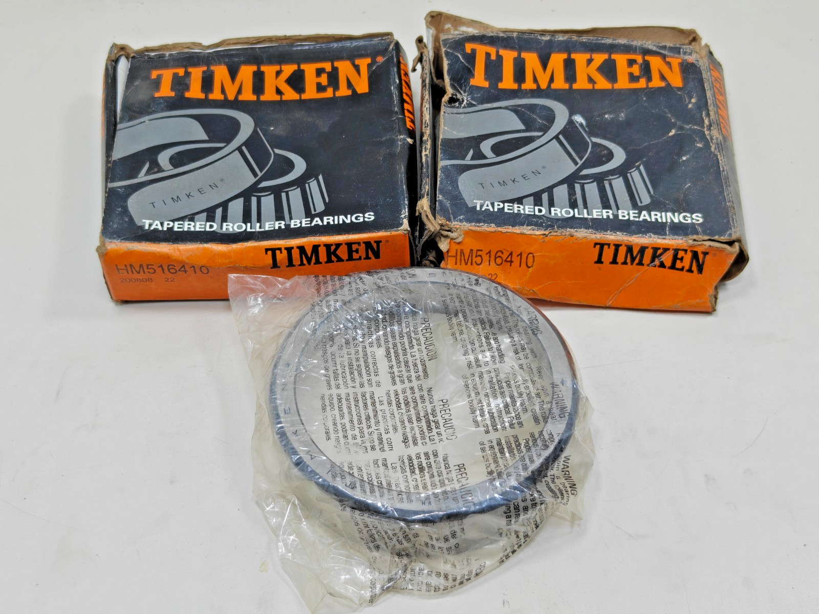 (2Pcs) HM516410 Timken Tapered Roller Bearing Cup Only Timken HM516410-20024 USA