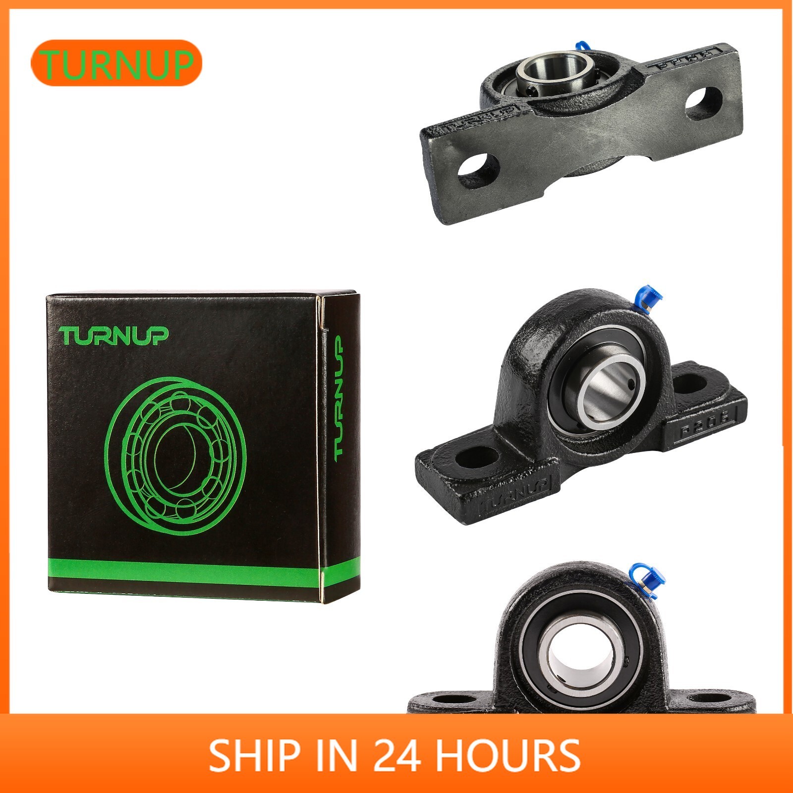 UCP207-20 Pillow Block Bearing 1-1/4″ Bore 2 Bolt Solid Base