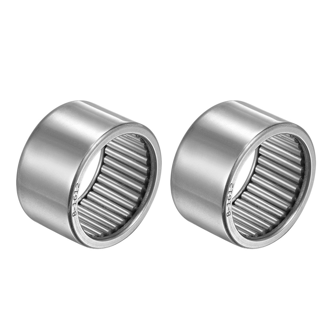 B1612 Needle Roller Bearings 1″ x 1-1/4″ x 3/4″ Full Complement Drawn Cup 2pcs