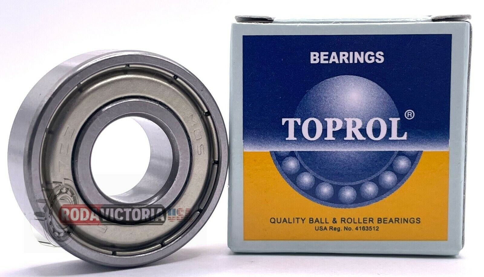 6201-8-ZZ Sealed Bearing 1/2″ Inch x 32mm x 10mm Ball Bearings 6201-1/2 465898
