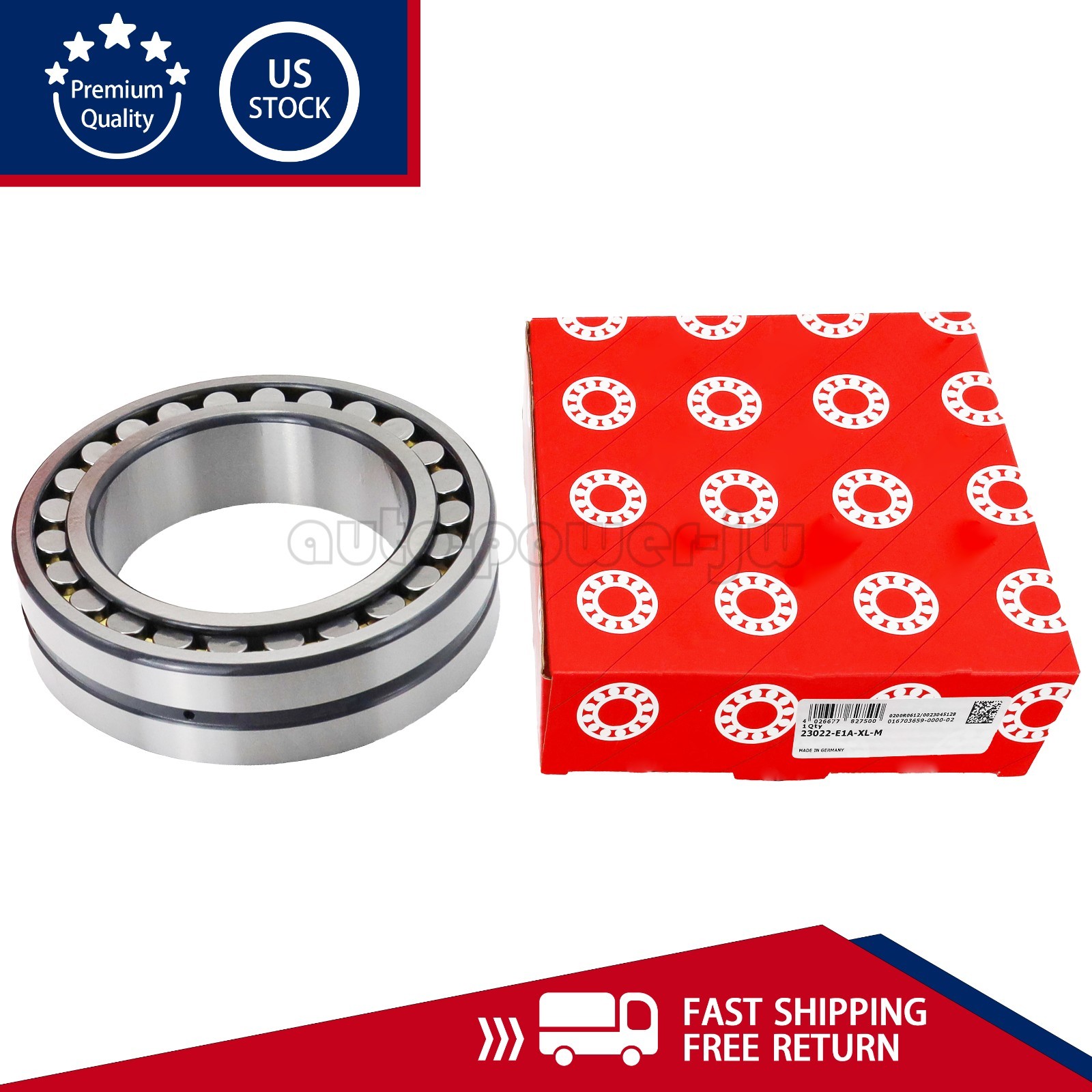NEW Spherical Roller Bearing For FAG 23022-E1A-XL-M 110x170x45mm US