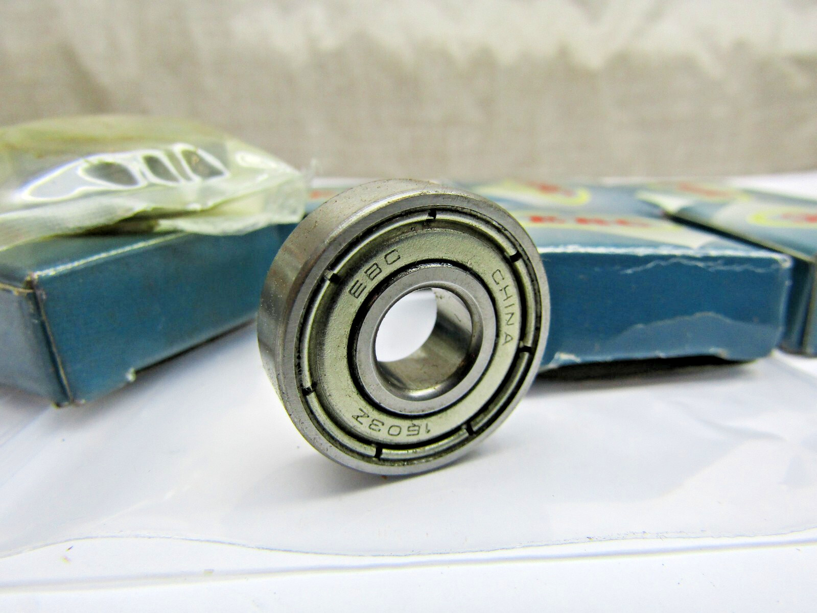 (Lot of 6) EBC 1603-ZZ 5/16″ x 7/8″ x 11/32″ Shielded Bearing