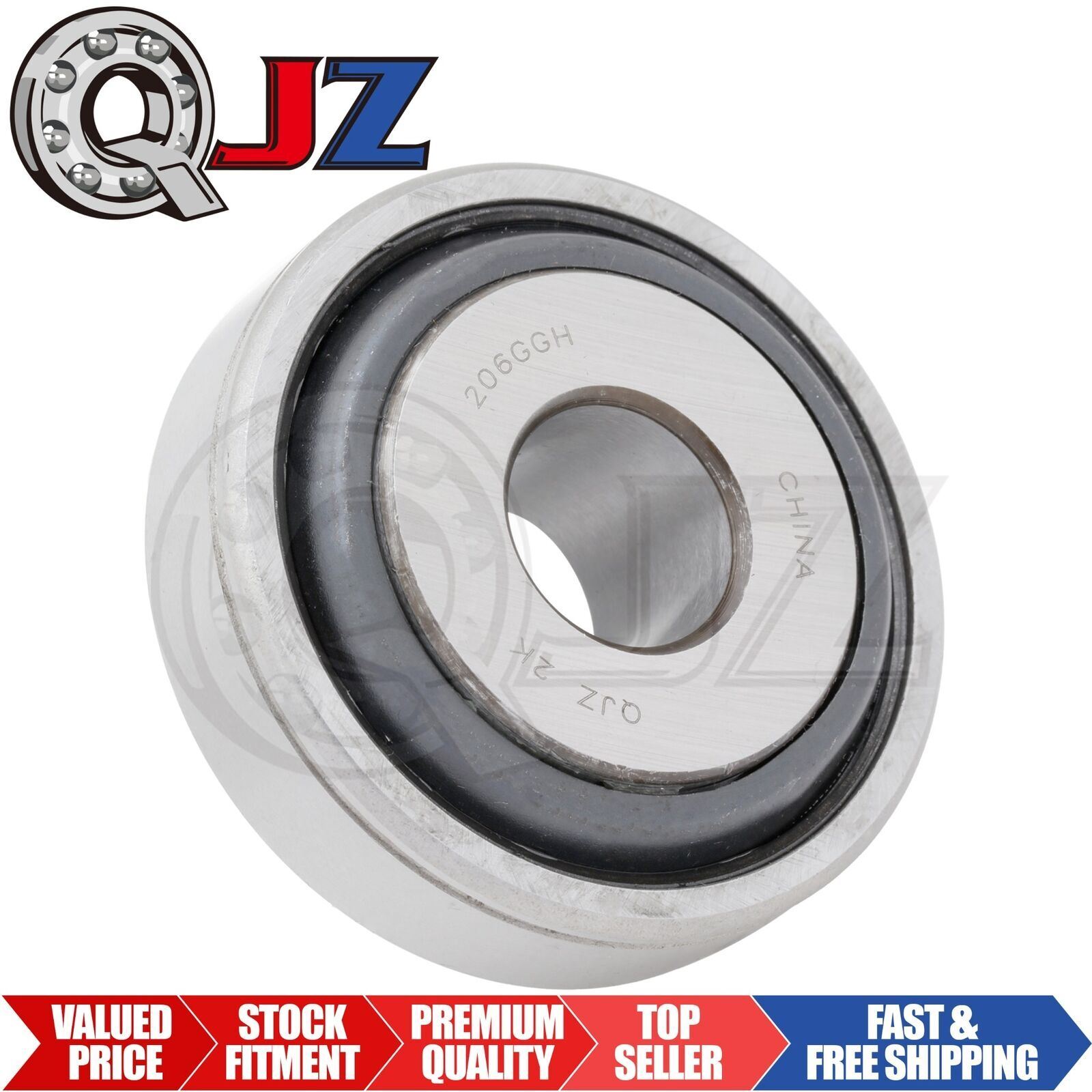 [Qty.1] 206GGH Agricultural Special AG Bearing [0.756″ ID x 2.44″ OD x 0.63″ W]