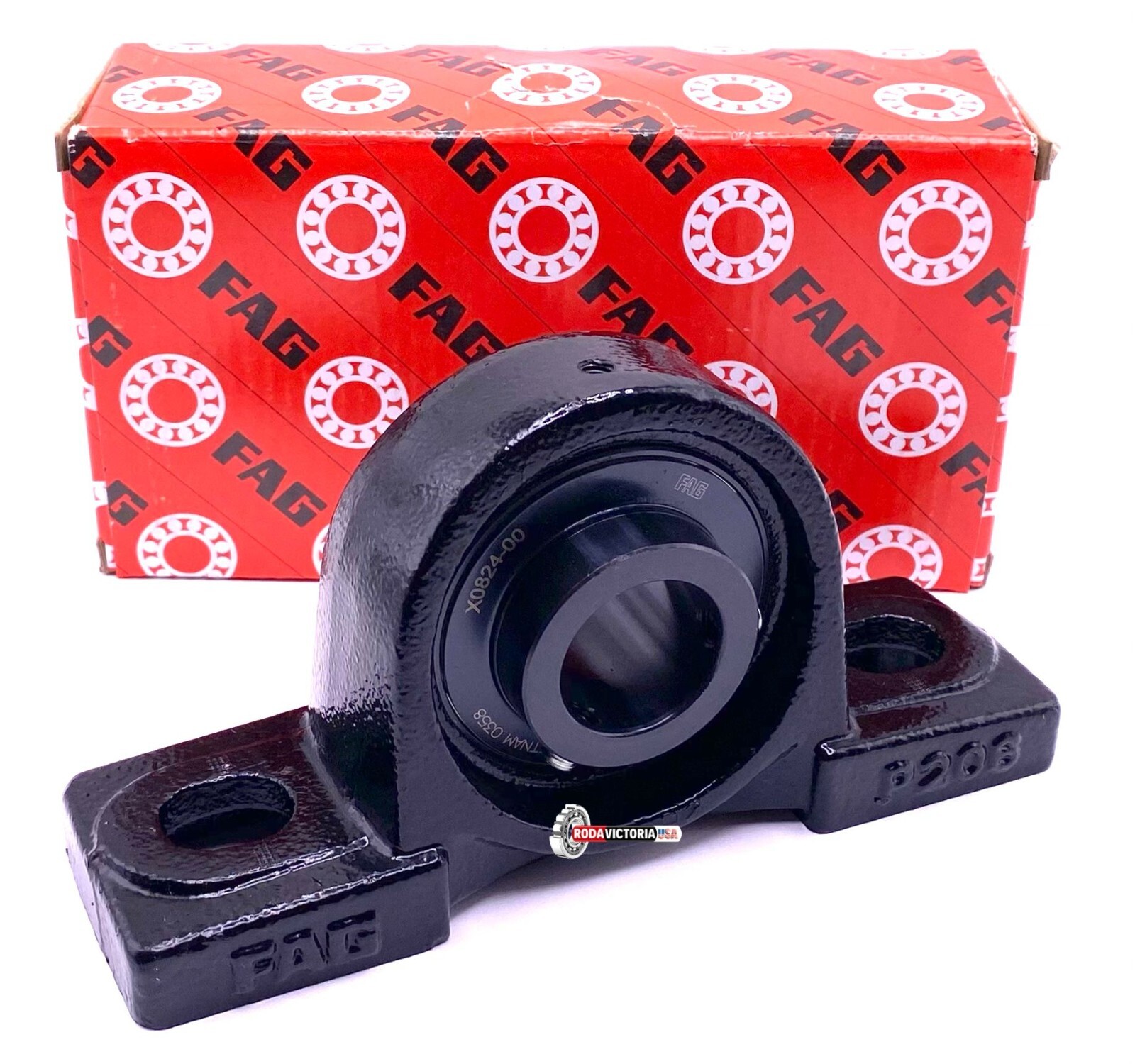 FAG UCP206-17 J7 Housing and Bearing YAR206-101-2F + SYJ506 1 1/16″ Bore
