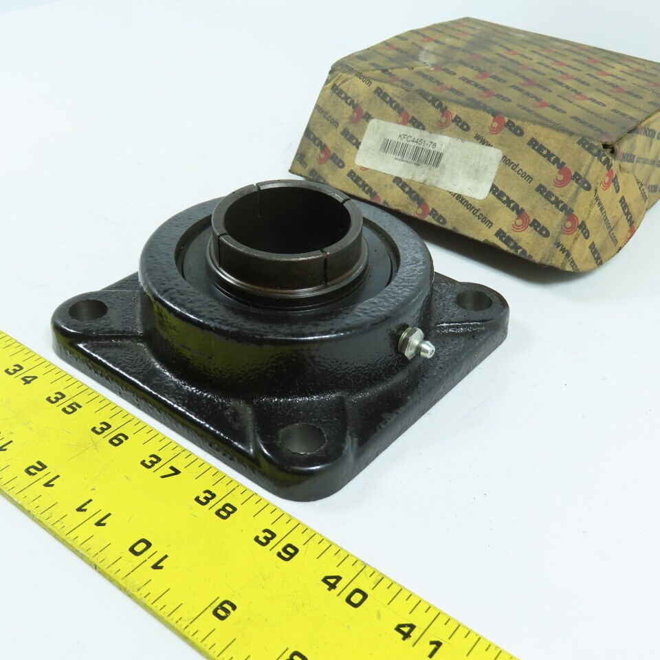 Rexnord KFC4451-78 4-Bolt Standard Duty Centrik-Lok Ball Bearing 1-7/8″ Bore