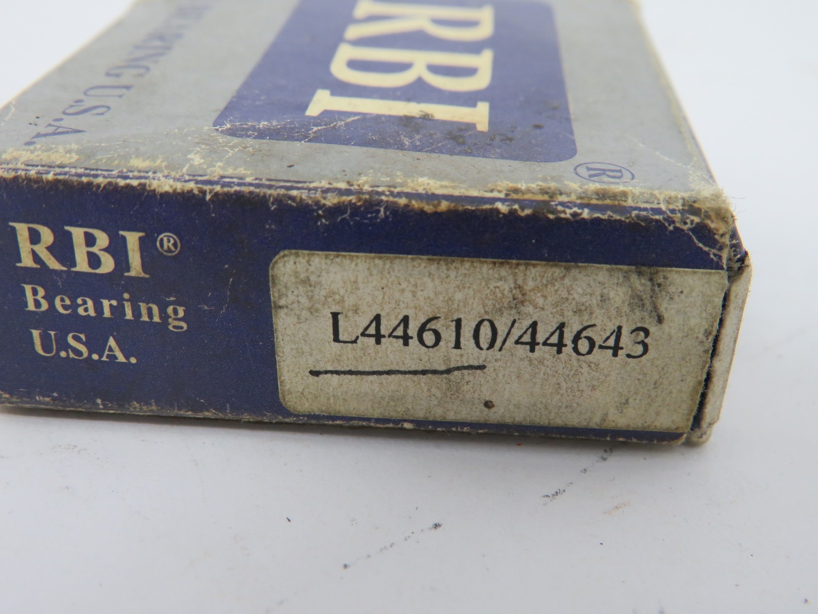 RBI L44610/44643 Tapered Roller Bearing 1.98″OD 1″ID 0.5600″W NEW