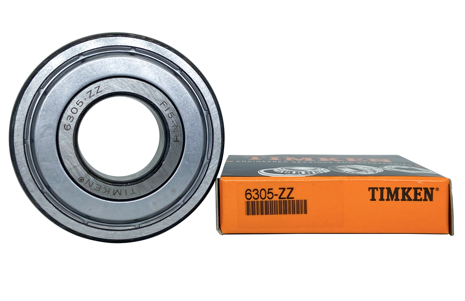 (2 PACK) USA TIMKEN 6305-ZZ 25X62X17MM Double Metal Seal Ball Bearings