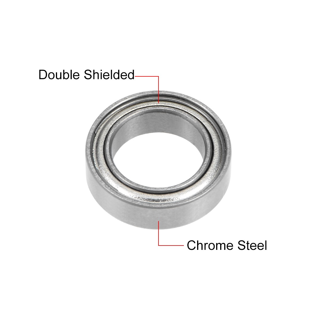7mm I.D. Miniature Ball Bearings 607z 627z 687z 697z Mr117zz MR117ZZ (2Qt)