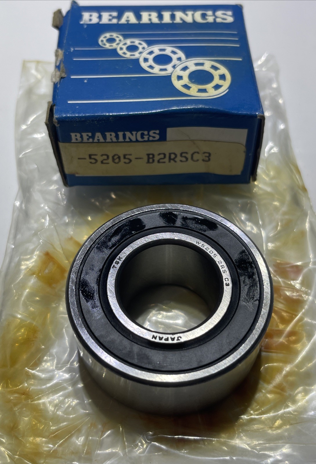 TSK W5205 B2RSC3 Double Row Radial Ball Bearing Japan
