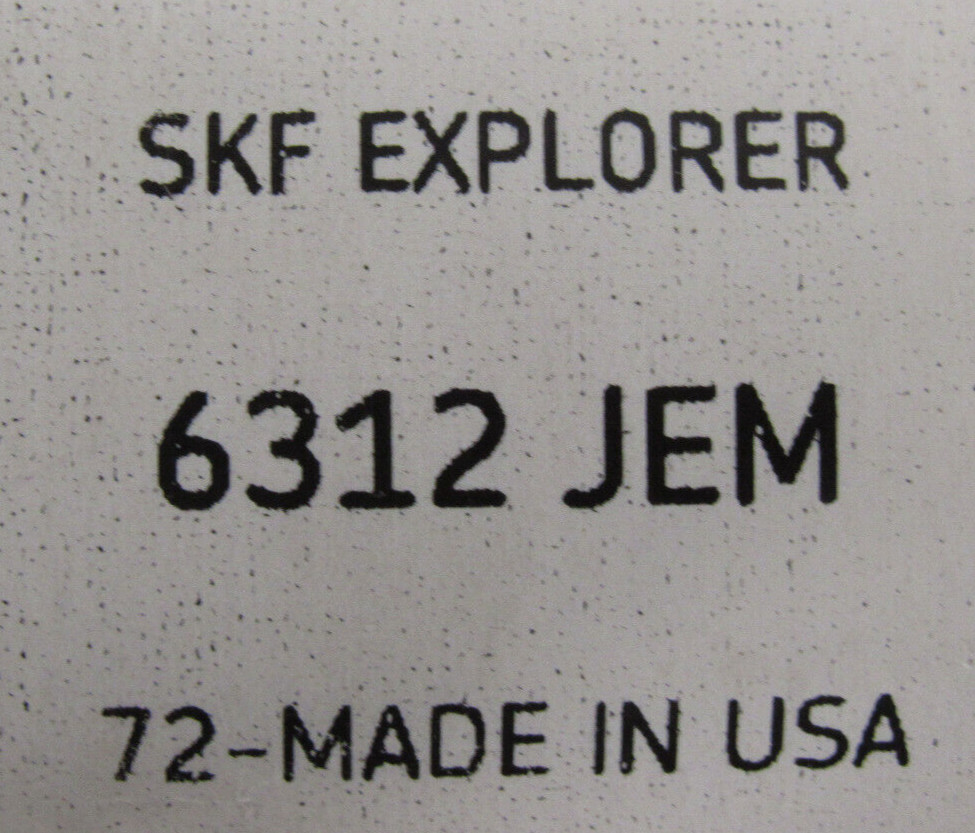 NEW SKF 6312 JEM ROLLER BEARING 6312JEM