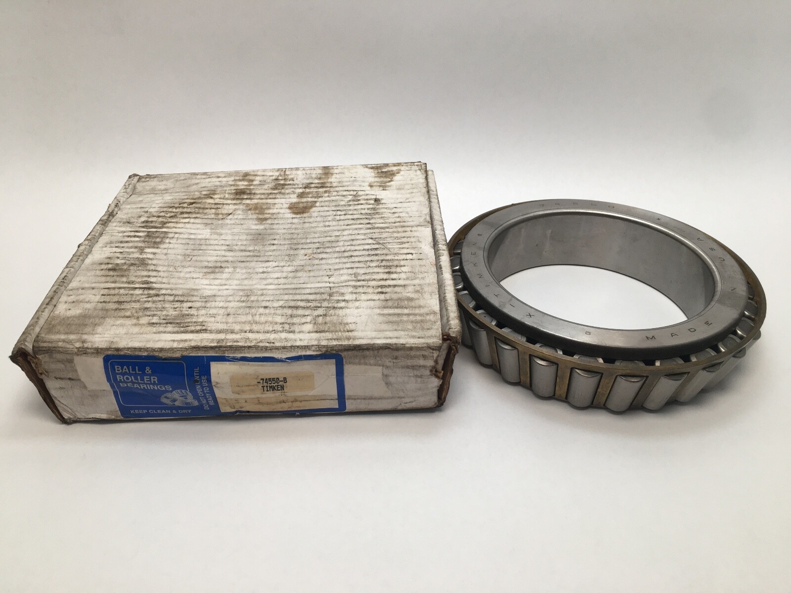 Timken 74550B Taper Roller Bearing Cone 5-1/2″ ID 74550-B USA